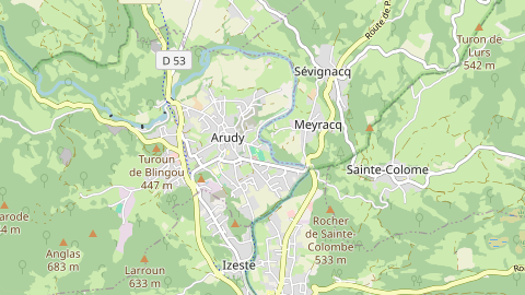 Carte de localisation de l'évènement