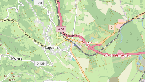 Carte de localisation de l'évènement