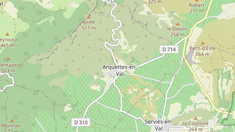 Carte de localisation de l'évènement