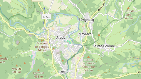 Carte de localisation de l'évènement