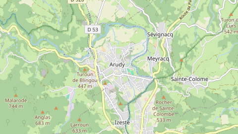 Carte de localisation de l'évènement