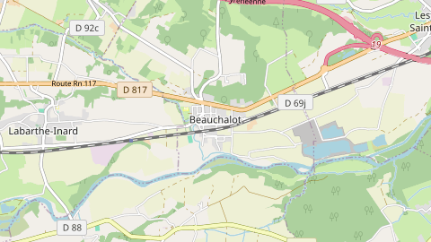 Carte de localisation de l'évènement