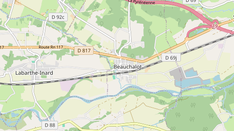 Carte de localisation de l'évènement