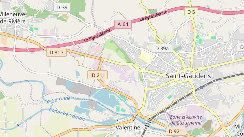 Carte de localisation de l'évènement
