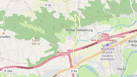 Carte de localisation de l'évènement