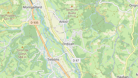 Carte de localisation de l'évènement