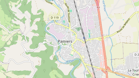 Carte de localisation de l'évènement