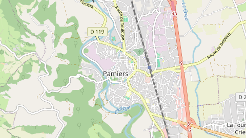 Carte de localisation de l'évènement