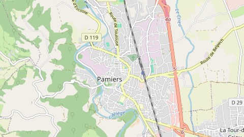 Carte de localisation de l'évènement