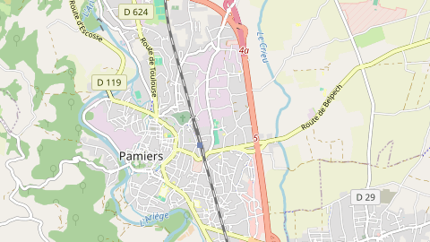 Carte de localisation de l'évènement