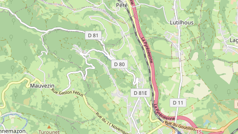 Carte de localisation de l'évènement