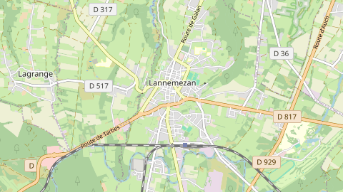 Carte de localisation de l'évènement