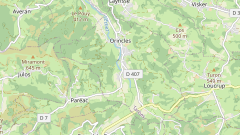 Carte de localisation de l'évènement