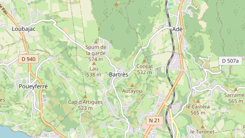 Carte de localisation de l'évènement
