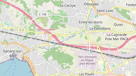 Carte de localisation de l'évènement