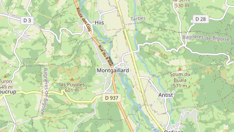 Carte de localisation de l'évènement