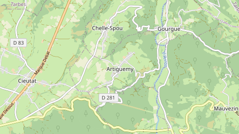 Carte de localisation de l'évènement