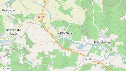 Carte de localisation de l'évènement