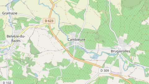 Carte de localisation de l'évènement