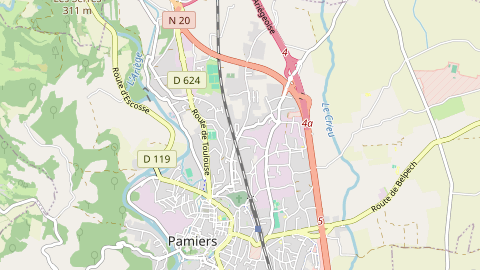 Carte de localisation de l'évènement