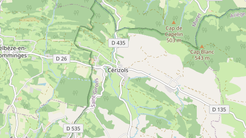 Carte de localisation de l'évènement