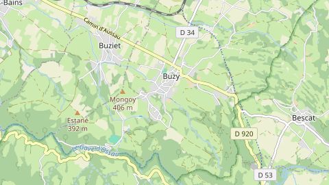 Carte de localisation de l'évènement