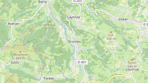 Carte de localisation de l'évènement