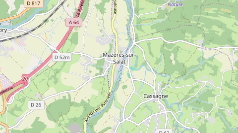 Carte de localisation de l'évènement