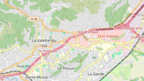Carte de localisation de l'évènement