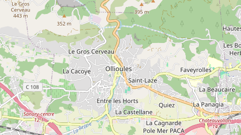 Carte de localisation de l'évènement