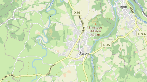 Carte de localisation de l'évènement