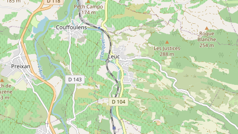 Carte de localisation de l'évènement