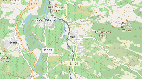 Carte de localisation de l'évènement