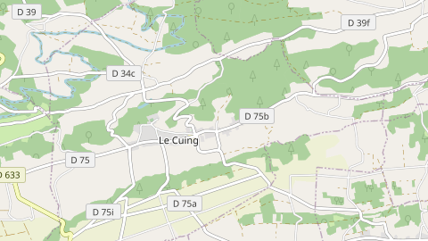 Carte de localisation de l'évènement