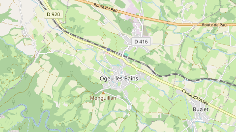 Carte de localisation de l'évènement