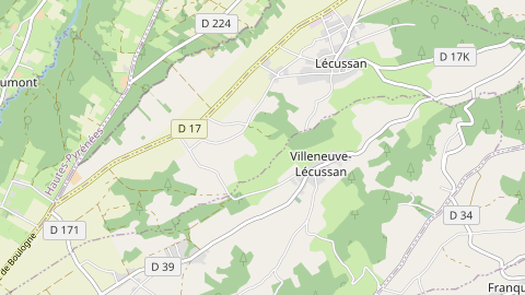 Carte de localisation de l'évènement