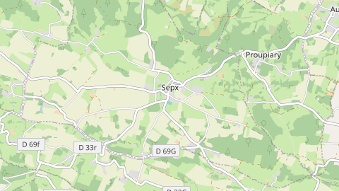 Carte de localisation de l'évènement