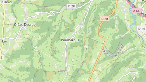 Carte de localisation de l'évènement