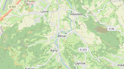 Carte de localisation de l'évènement