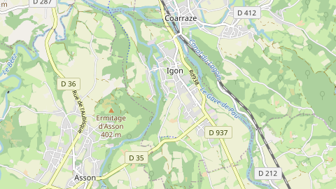 Carte de localisation de l'évènement