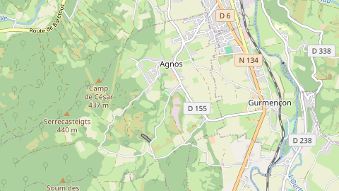 Carte de localisation de l'évènement