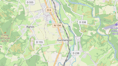 Carte de localisation de l'évènement