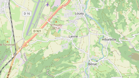 Carte de localisation de l'évènement