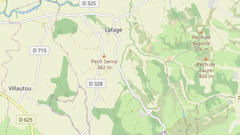 Carte de localisation de l'évènement