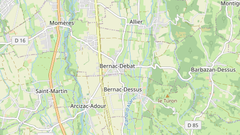 Carte de localisation de l'évènement