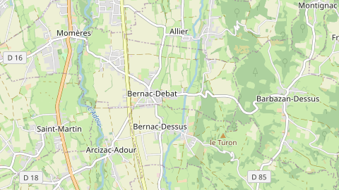Carte de localisation de l'évènement