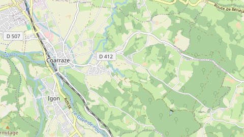 Carte de localisation de l'évènement