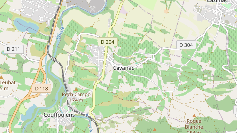 Carte de localisation de l'évènement