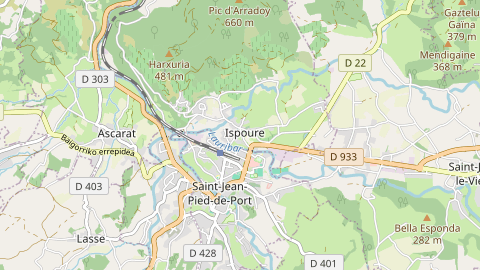 Carte de localisation de l'évènement