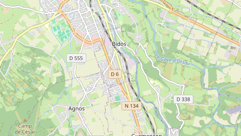 Carte de localisation de l'évènement
